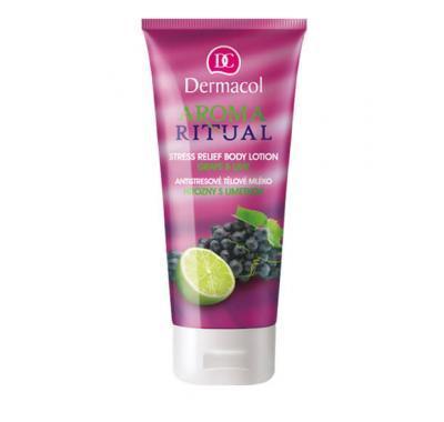 DERMACOL tělové mléko hrozny s limetkou 250 ml